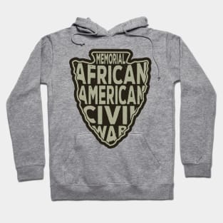 African American Civil War Memorial name arrowhead Hoodie